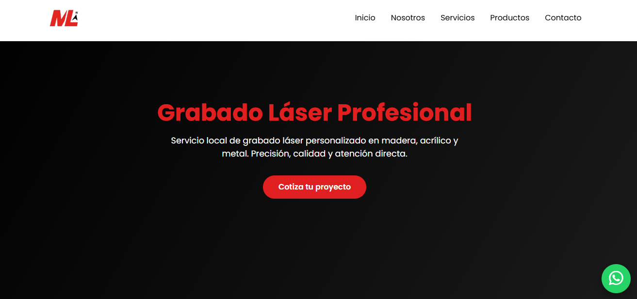 Diseño e implementación de sitio web corporativo en Saltillo Coahuila